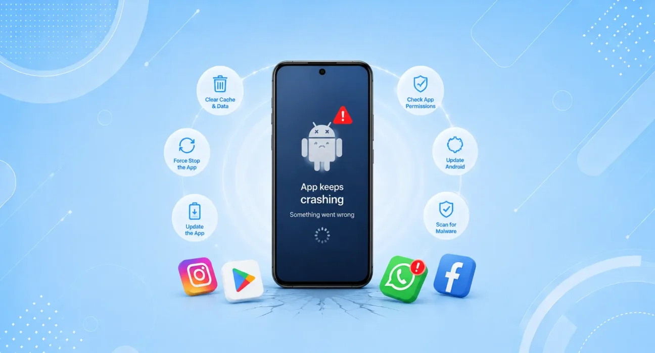 Android apps keep crashing