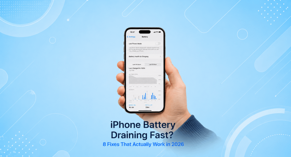 iPhone battery draining fast