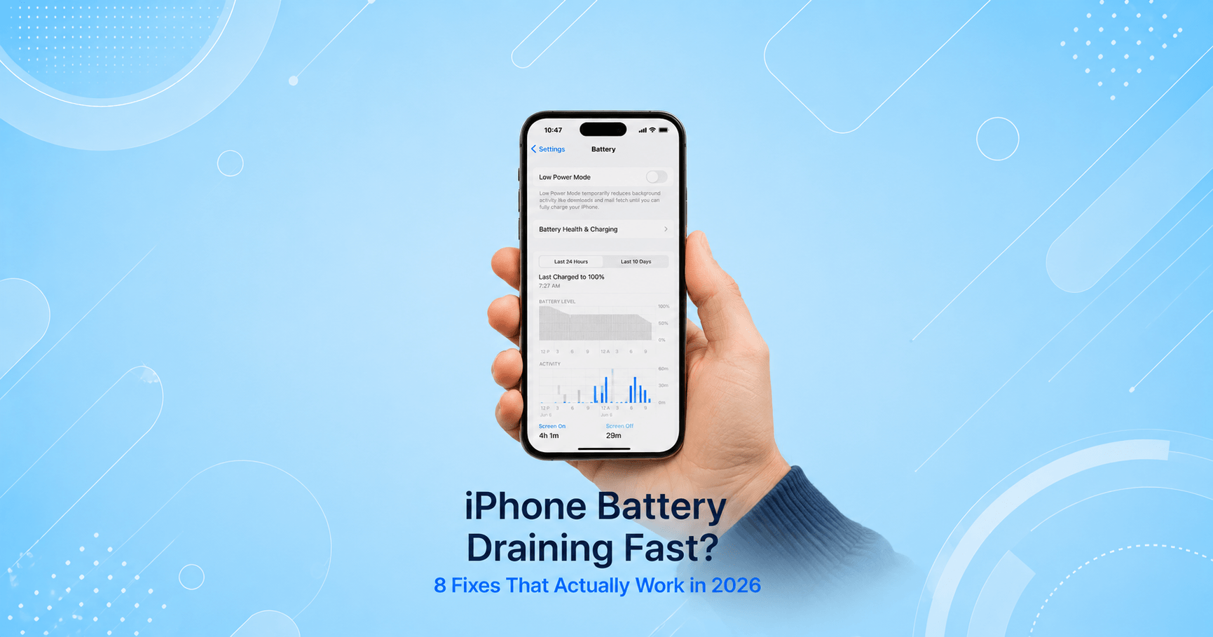 iPhone battery draining fast
