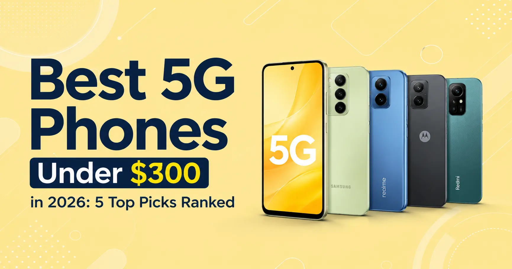 Best 5G Phones Under 300