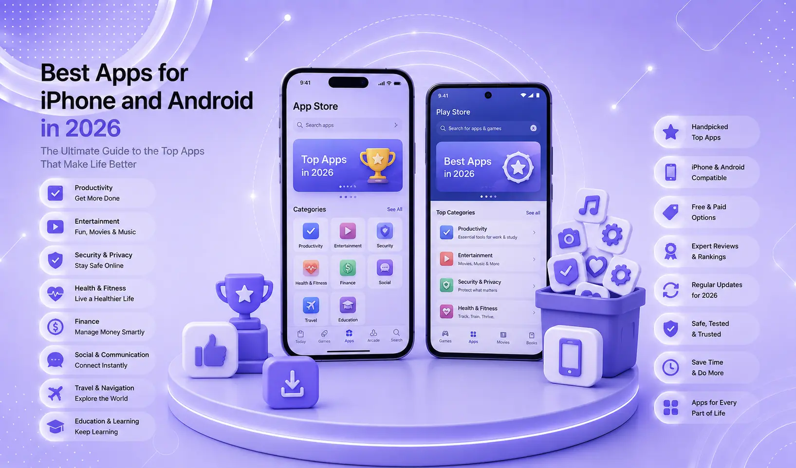 Best Apps iPhone Android 2026