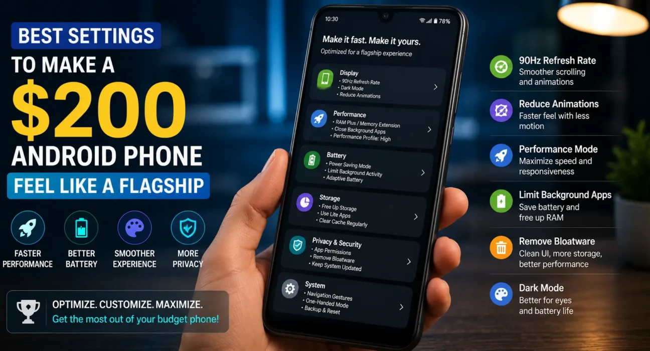 Best Settings to Make Budget Android Phone Faster