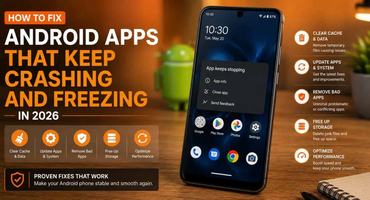 How to Fix Android Apps That Keep Crashing and Freezing in 2026