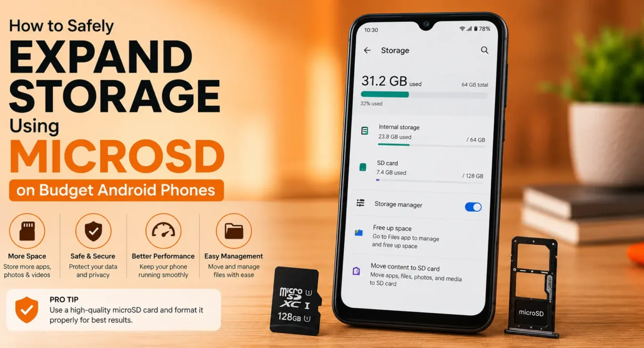 How to Safely Expand Storage Using MicroSD on Budget Android Phones