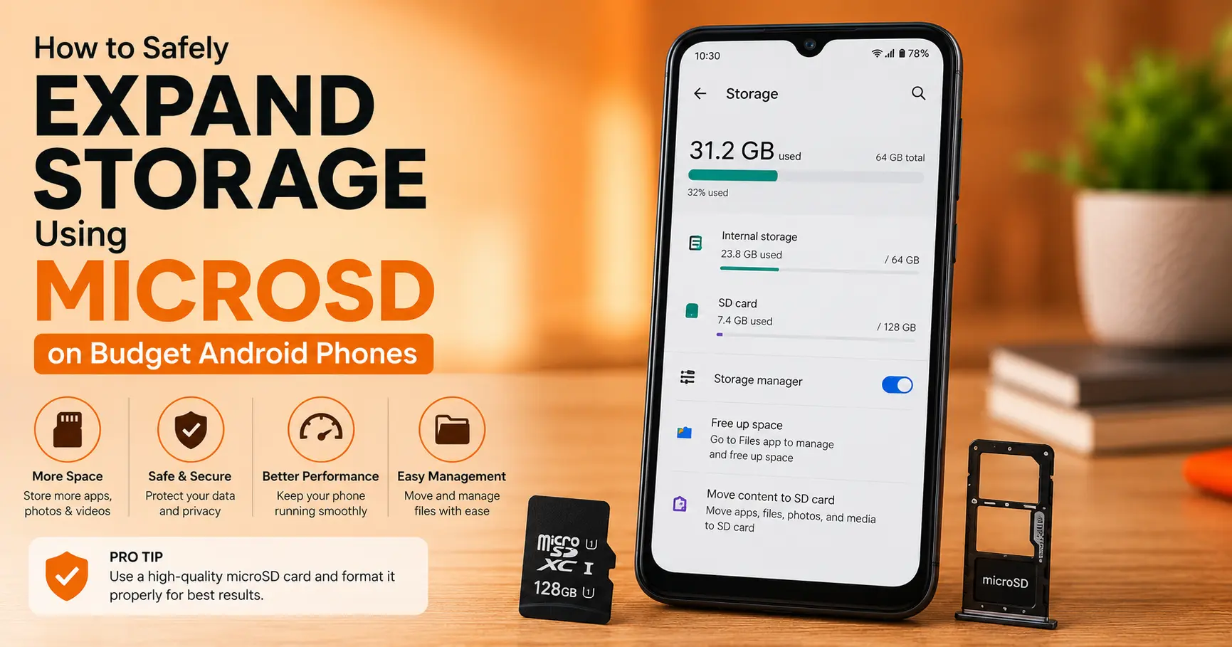 How to Safely Expand Storage Using MicroSD on Budget Android Phones