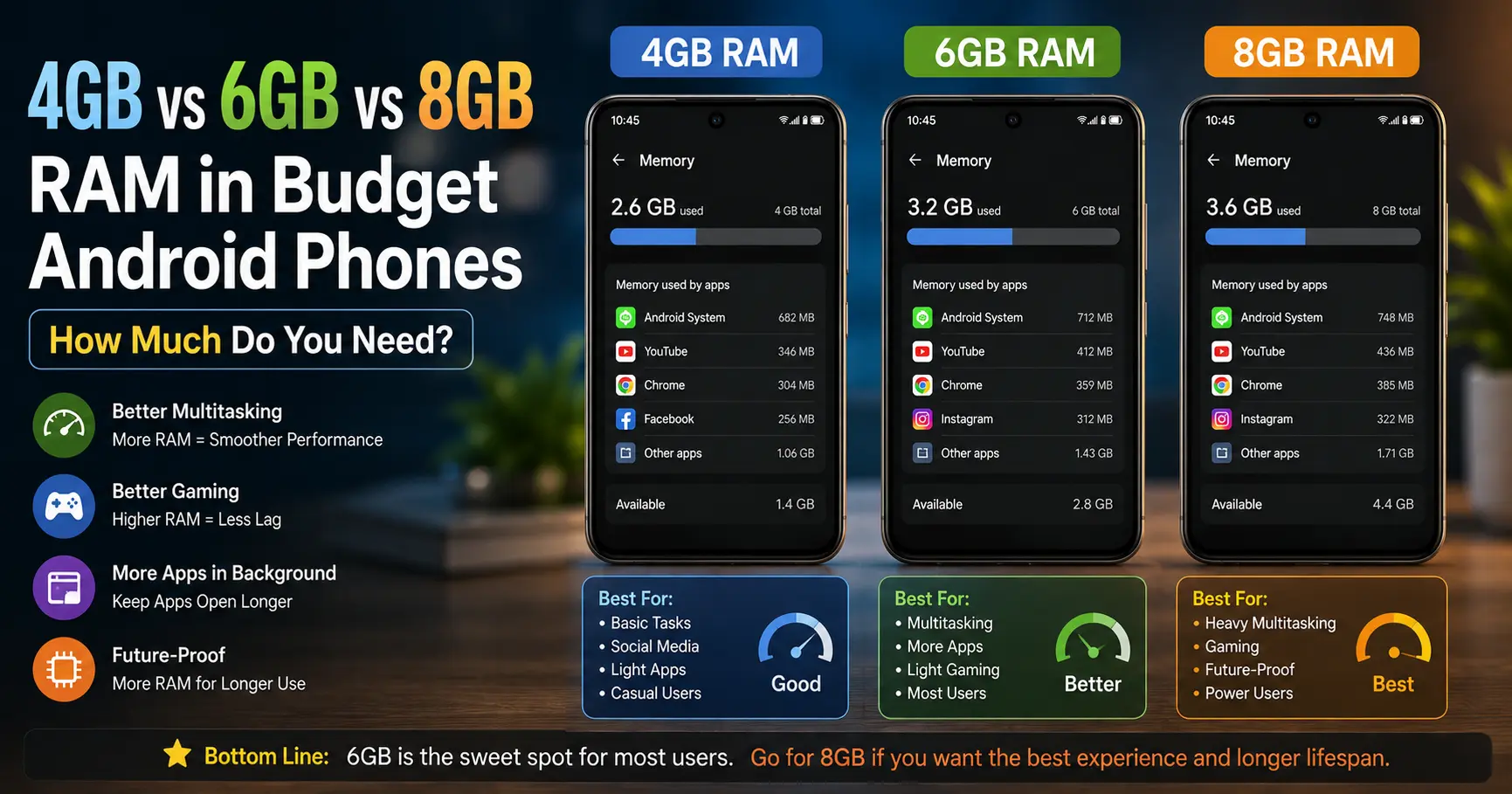 RAM in Budget Android Phones: How Much Do You Need