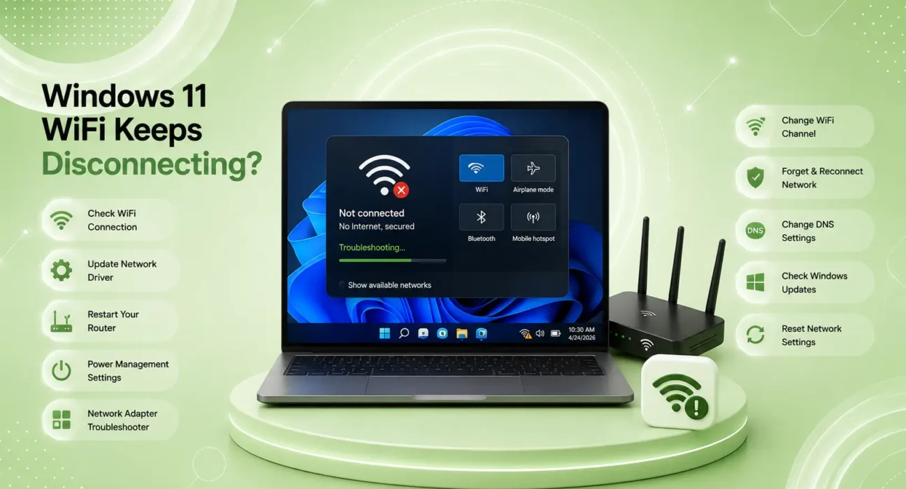 Windows 11 WiFi disconnecting fix