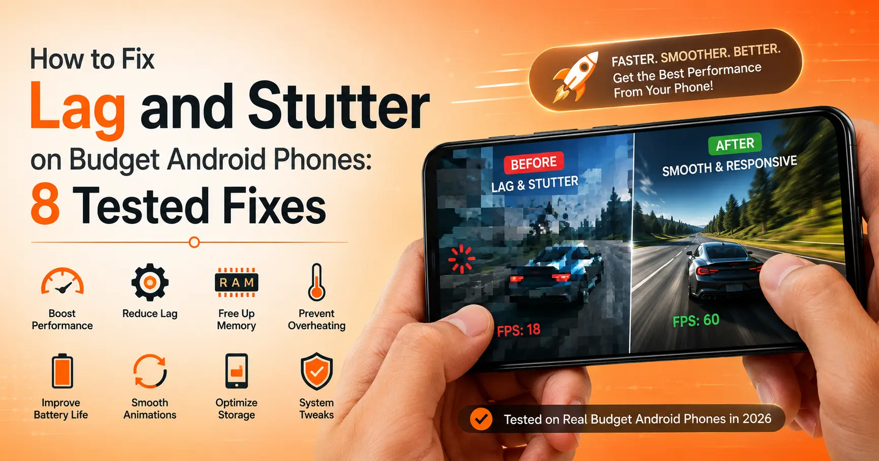 fix lag budget android phone