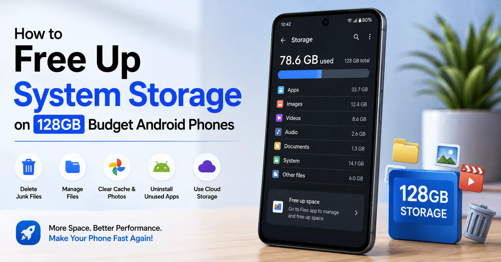 free up system storage android