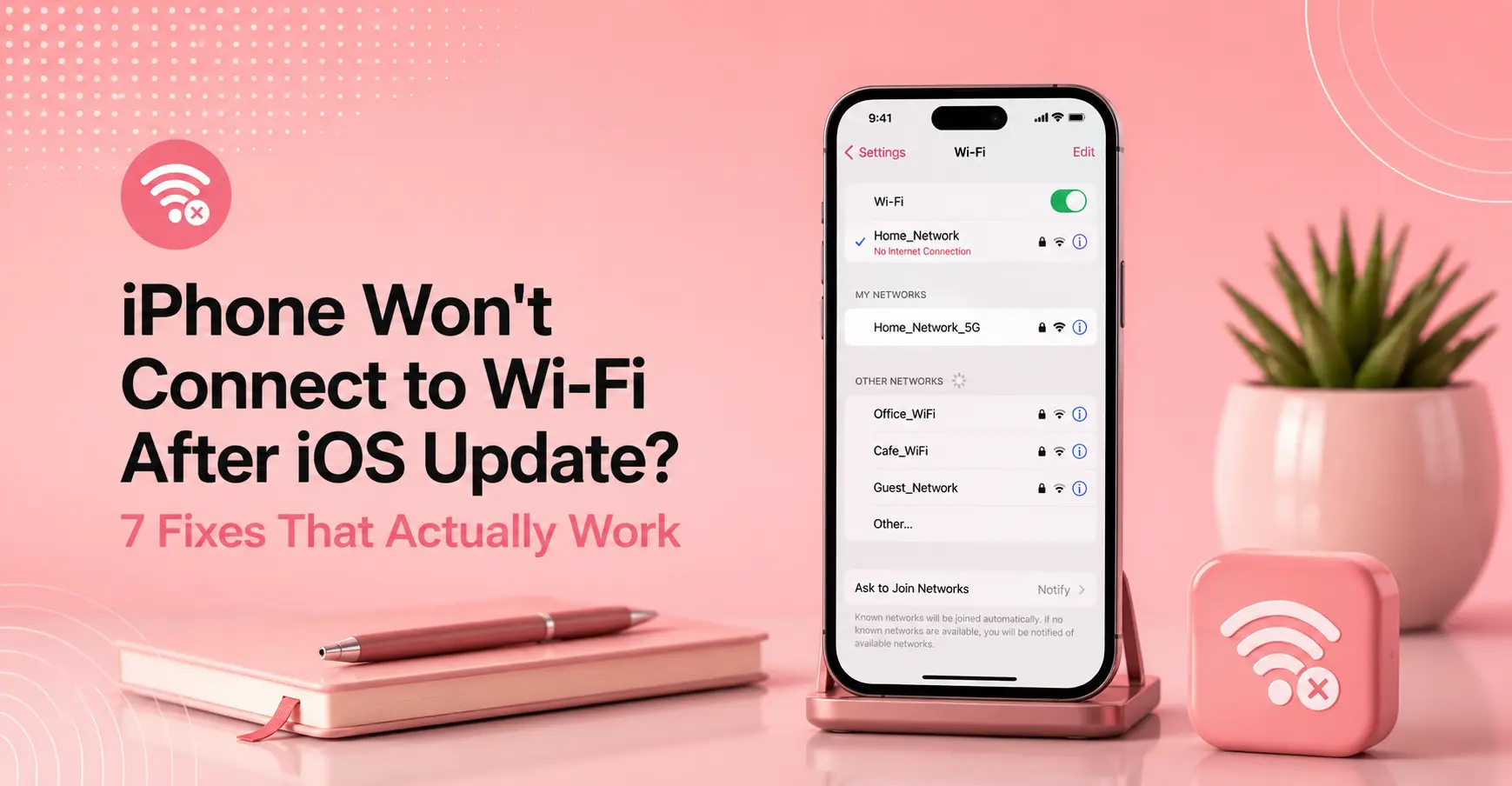 iPhone Won't Connect to Wi-Fi After iOS Update