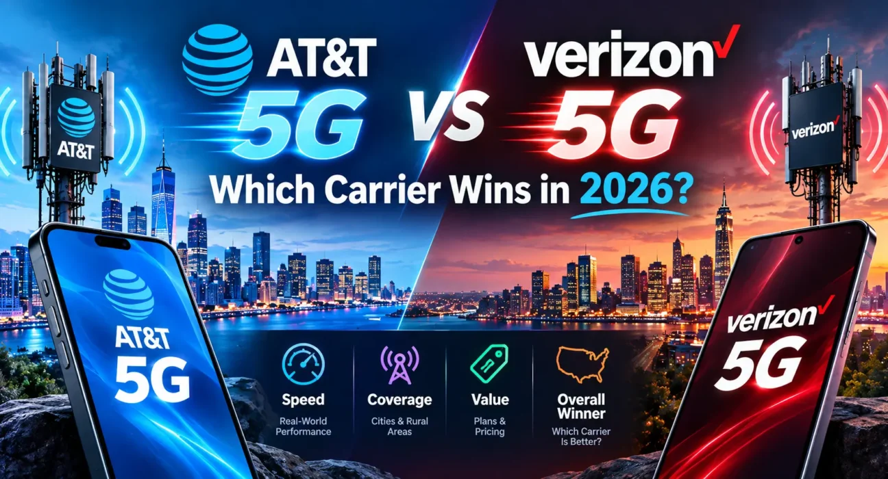 AT&T vs Verizon 5G (2026): The Ultimate Speed & Coverage Test