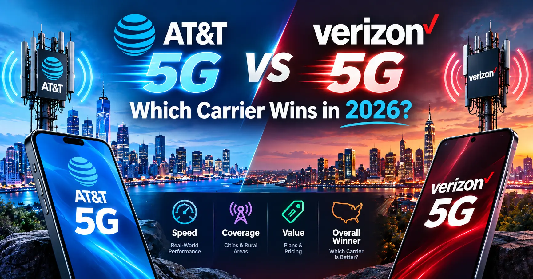 AT&T vs Verizon 5G (2026): The Ultimate Speed & Coverage Test