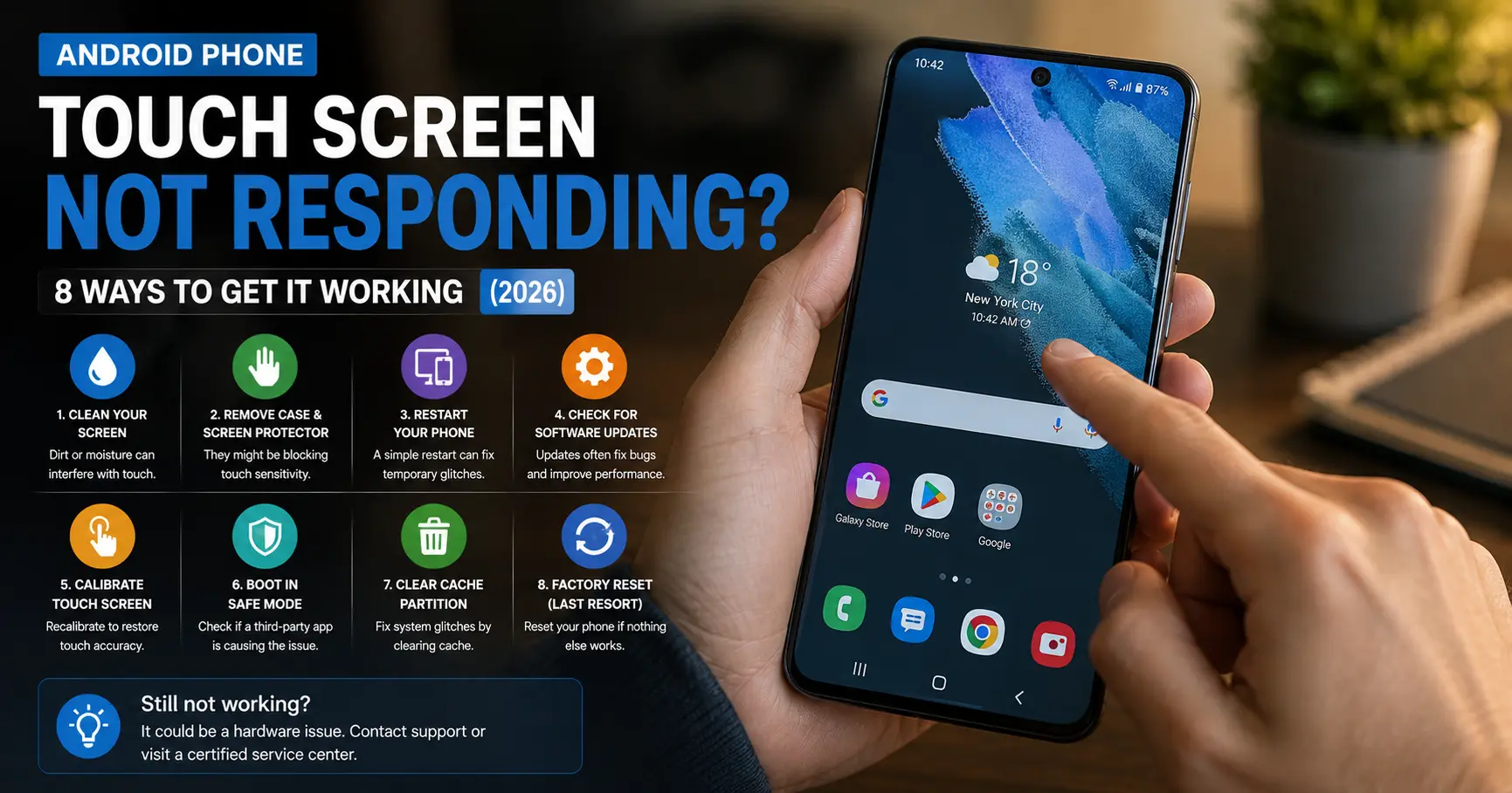 Android Touch Screen Not Responding