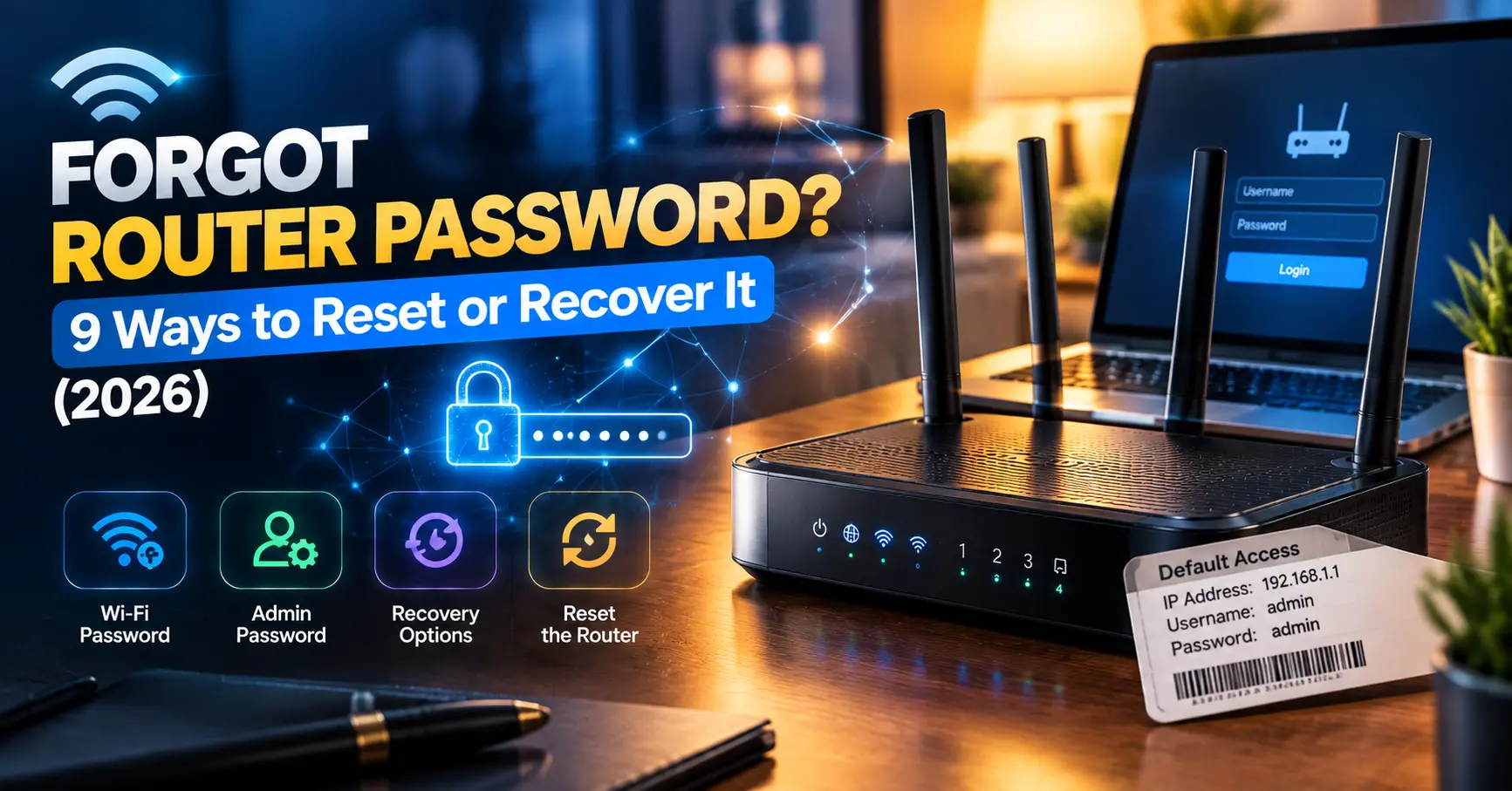 Forgot Router Password Fix: 9 Ways to Reset or Recover It (2026)
