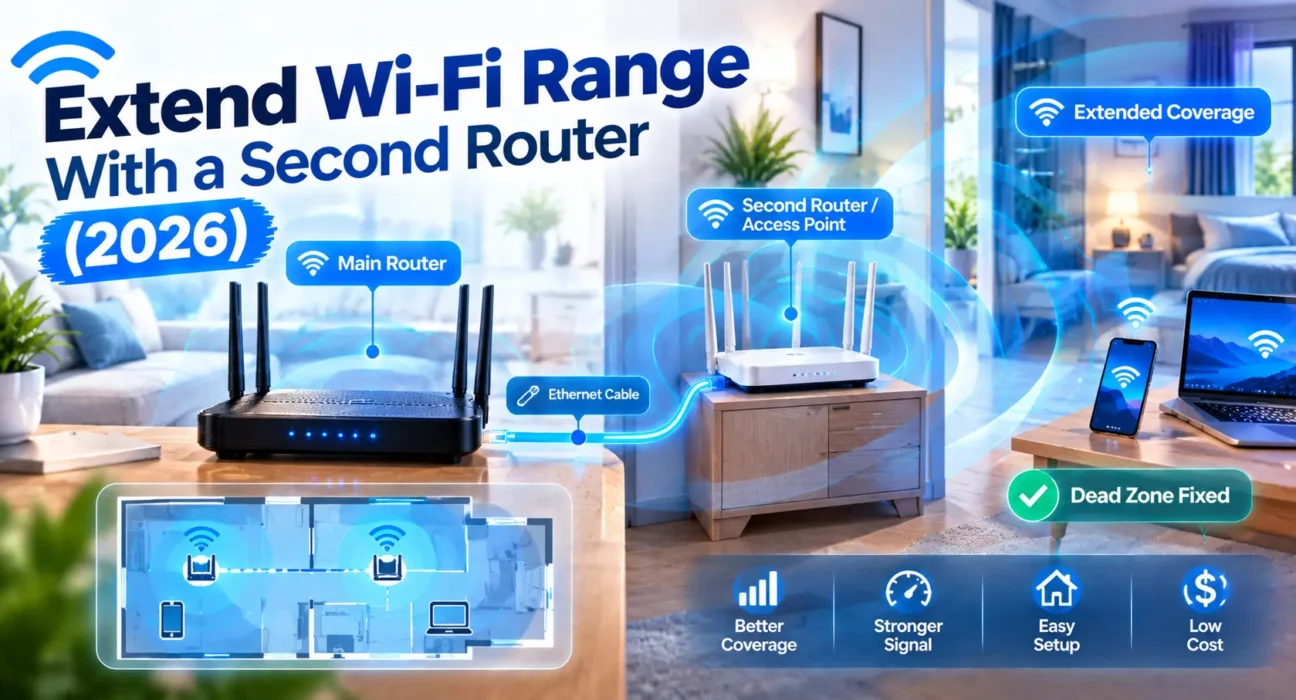 Want to extend Wi-Fi range with a second router instead of buying new gear? Here's the AP mode method that actually works, plus the trade-offs to know first.