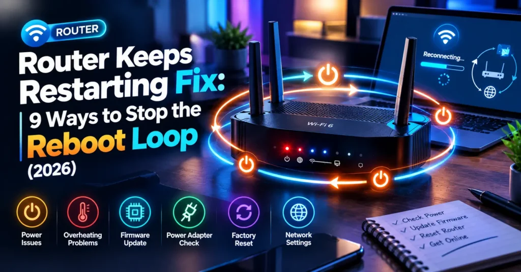 Router Keeps Restarting Fix: 9 Ways to Stop the Reboot Loop (2026)