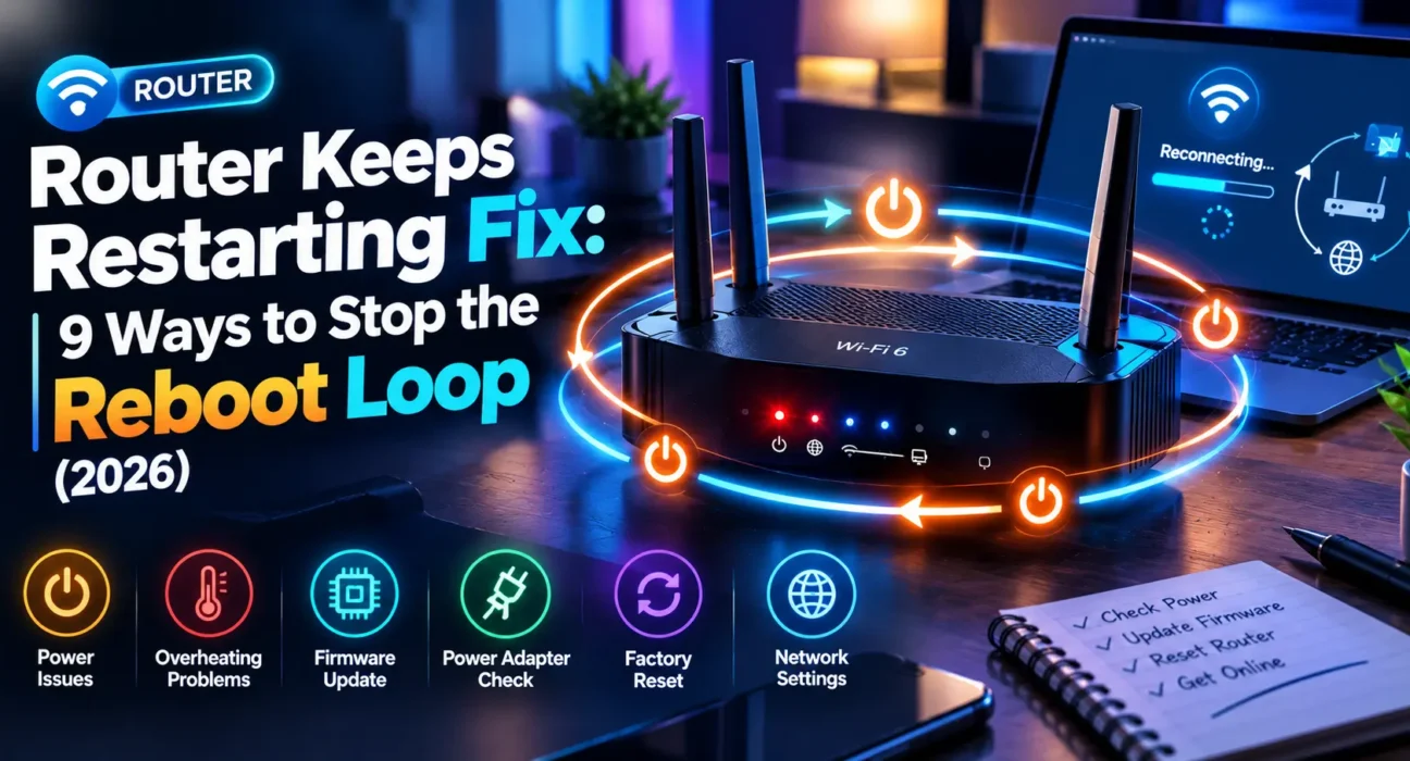 Router Keeps Restarting Fix: 9 Ways to Stop the Reboot Loop (2026)