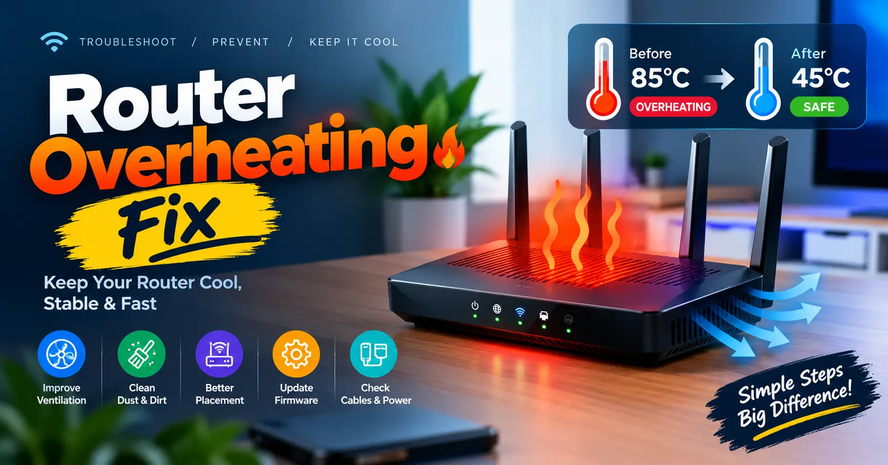 Router Overheating Fix
