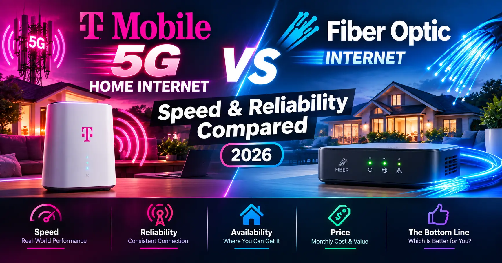 T-Mobile 5G Home Internet vs Fiber