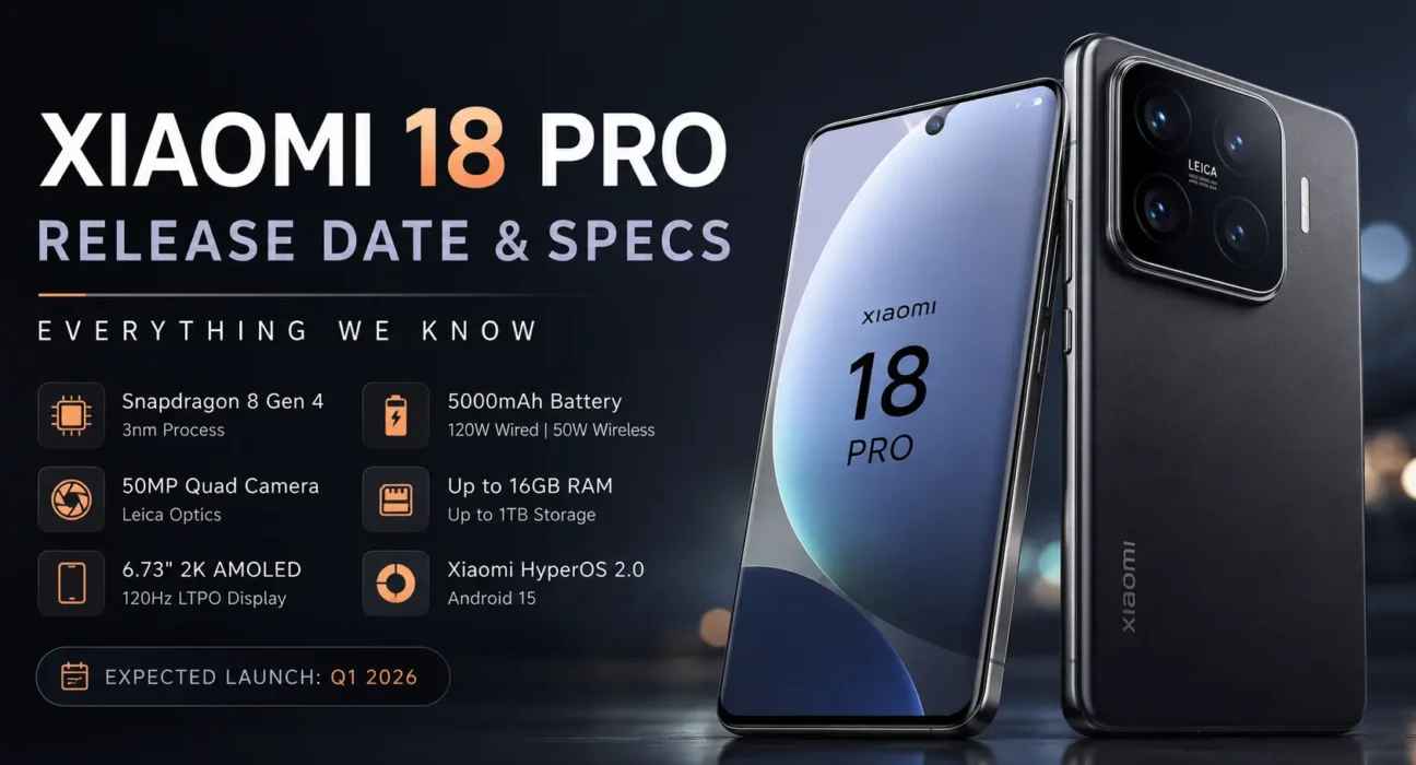 Xiaomi 18 Pro Release Date and Specs