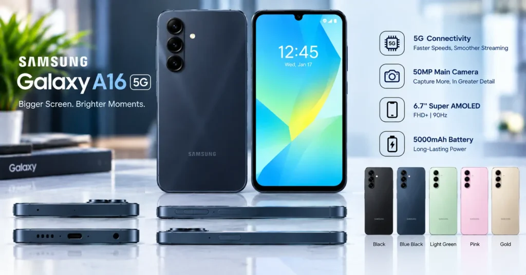 Full Samsung Galaxy A16 5G review for 2026: complete specs, release date, current price, display, battery, performance, and whether it's still worth buying under $200.