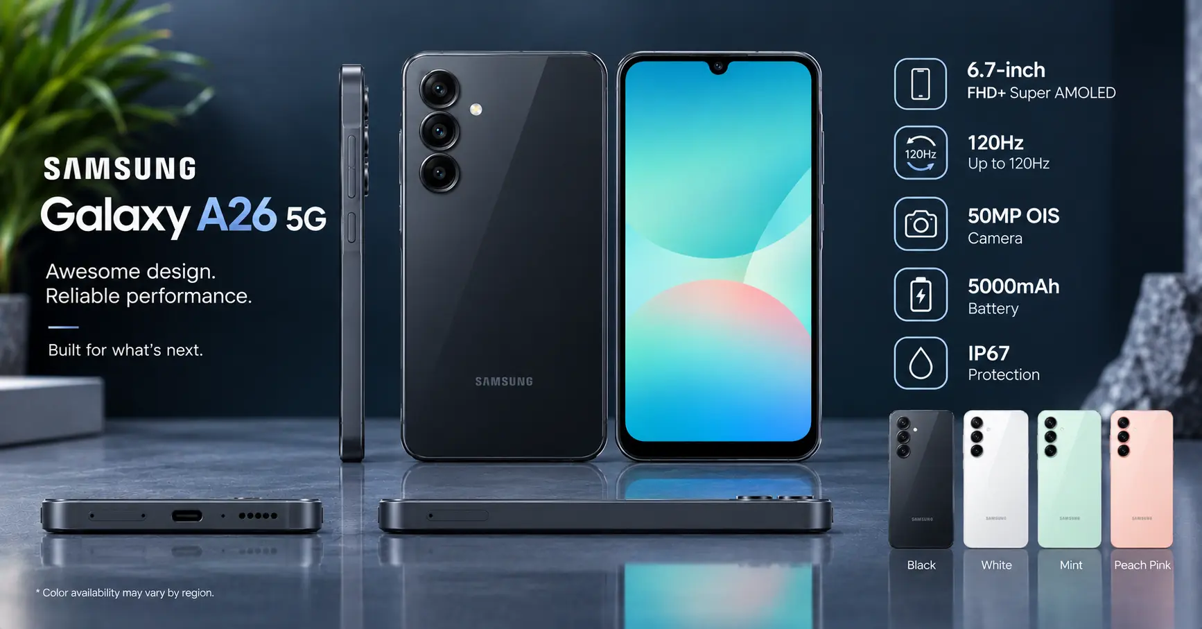 Full Samsung Galaxy A26 5G review for 2026: complete specs, release date, current price, display, battery, performance, and whether it's still worth buying at $299.