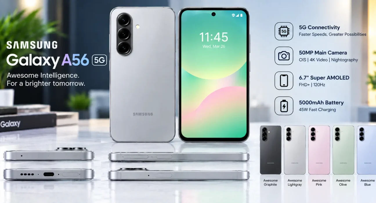 Full Samsung Galaxy A56 5G review for 2026: display, performance, camera, battery, and whether it's still worth buying at $500 — or if you should wait for a sale.